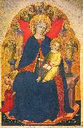 Pietro, Nicolo di Virgin and Child with the Donor Vulciano Belgarzone da Zara oil painting artist